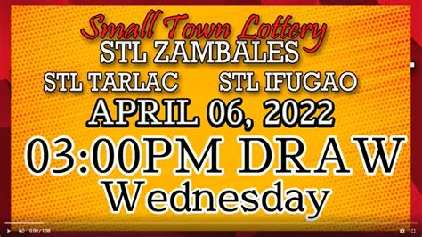 stl tarlac|STL TARLAC, STL ZAMBALES & STL IFUGAO 03:00PM 2nd .